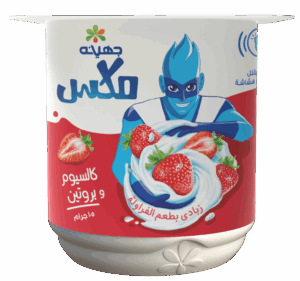 مكس زبادي فراولة