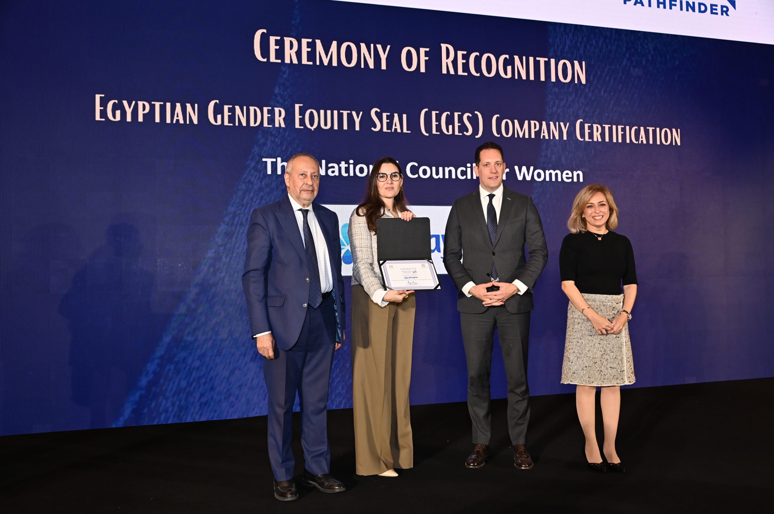 Juhayna awarded the Egyptian Gender Equity Seal (EGES) by the National Council for Women in collaboration with Women’s Economic and Social Empowerment Program funded by USAID and implemented by Pathfinder International